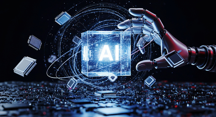 JPG 편집이미지 미래 기술 컴퓨터 자료 기계 발전 포커칩 로봇 반도체 시스템 혁명 자동화 AI_인공지능 이미지편집 AI컴퓨터그래픽 AI콘텐츠 컨셉 전자제품 포커 파일형식