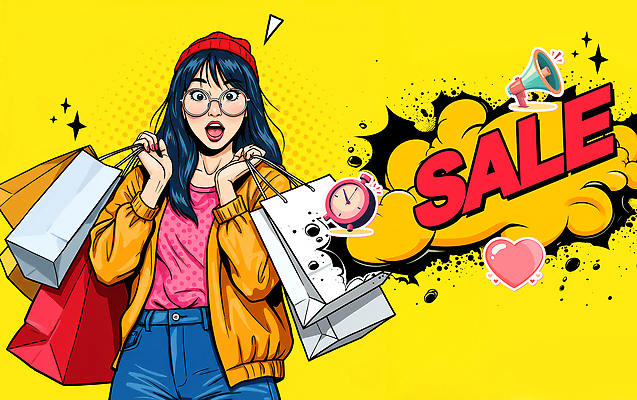 PSD 편집이미지 옷 여자 패션 가방 모션 장식 여름 쇼핑 유행 세일 표현 도시 즐거움 흥분 밝은색 이미지편집 잡화 계절 감정 사람 파일형식