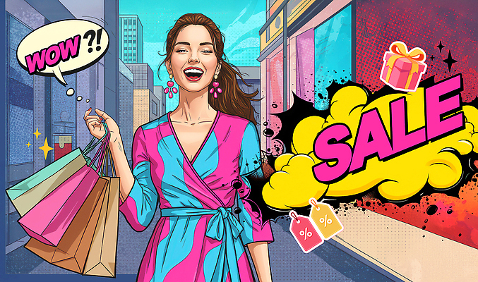 PSD 편집이미지 여자 패션 가방 장신구 거리 미소 그래픽 장식 쇼핑 유행 세일 활발 고객 스타일 이미지편집 잡화 컨셉 표정 사람 파일형식