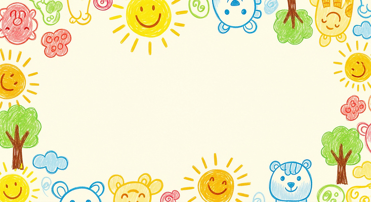 JPG 나무 동물 편집이미지 교육 꽃 백그라운드 자연 색연필 웃음 햇빛 유치원 즐거움 그림 화사함 창의력 이미지편집 AI컴퓨터그래픽 AI콘텐츠 식물 감정 컨셉 학용품 표정 태양 생태계 파일형식