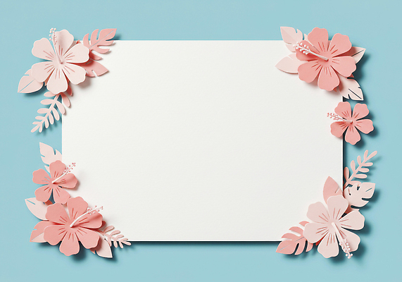 JPG 편집이미지 디자인 꽃 분홍색 백그라운드 잎 장식 초록색 사각형 배열 그림 서식 수공예 뷰티풀 편집실사 AI포토 AI콘텐츠 도형 식물 컬러 공예 CG 파일형식