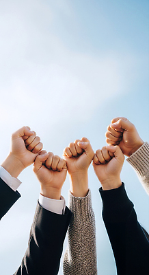 JPG 편집이미지 손 상징 하늘 협력 사람 힘 주먹 축하 긍정 소통 공동체 연대 의료성형뷰티 편집실사 AI인물포토 AI콘텐츠 컨셉 모션 신체부위 CG 파일형식 AI포토