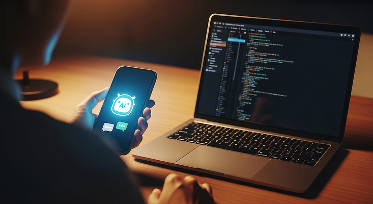 JPG 편집이미지 모바일 조명 기술 사람 스마트폰 컴퓨터 스크린 자료 작업 코드 어플리케이션 저녁 개발 프로그래밍 의료성형뷰티 AI_인공지능 편집실사 AI인물포토 AI콘텐츠 전자제품 핸드폰 스마트기기 야간 CG 파일형식 AI포토