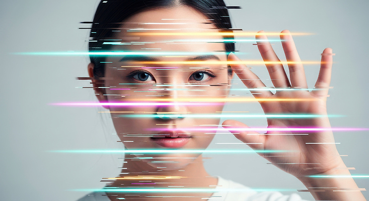 JPG 편집이미지 손 디자인 여자 얼굴 컬러 포즈 백그라운드 추상 미술 줄무늬 매력적 표현 디지털아트 의료성형뷰티 편집실사 AI컴퓨터그래픽 AI콘텐츠 컨셉 무늬 문화예술 사람 신체부위 CG 파일형식