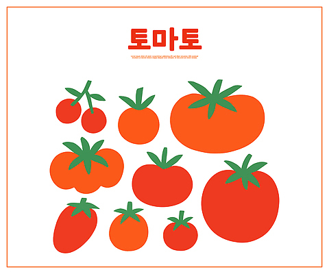 식물 디자인 컬러 토마토 채소 과일 일러스트 도안 자연 건강 요리 그래픽 농장 신선 원형 배열 작품 먹거리 국내일러스트 AI파일 도형 음식 농업 미술 생태계 파일형식 벡터
