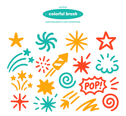 기호 디자인 기념일 꽃 예술 패턴 일러스트 그래픽 장식 소용돌이 붓 스타 스파크 창의성 창작 팝 스타일 국내일러스트 AI파일 식물 문자 무늬 이벤트 회오리 파일형식 벡터