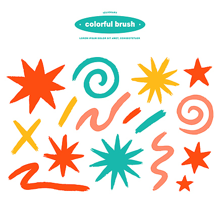 모양 디자인 예술 상징 컬러 백그라운드 패턴 일러스트 추상 문구용품 그래픽 표현 붓 공예 질감 꾸미기 색채 영감 창의성 국내일러스트 AI파일 무늬 취미 오브젝트 파일형식 벡터