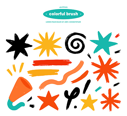 모양 디자인 예술 컬러 패턴 일러스트 추상 그래픽 장식 스크린 붓 스타 기하학 생동감 창의성 국내일러스트 AI파일 무늬 파일형식 벡터