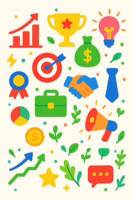 디자인 상징 컬러 돈 일러스트 비즈니스 통계 성공 협력 그래픽 성장 목표 결심 기회 투자 전략 소통 마케팅 국내일러스트 AI파일 컨셉 재산 파일형식 벡터