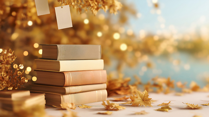 JPG 편집이미지 여유 백그라운드 잎 자연 조명 장식 책 학습 독서 가을 분위기 포근함 편안함 스타일 편집실사 AI포토 AI콘텐츠 식물 계절 교육 감정 컨셉 감각 CG 생태계 파일형식