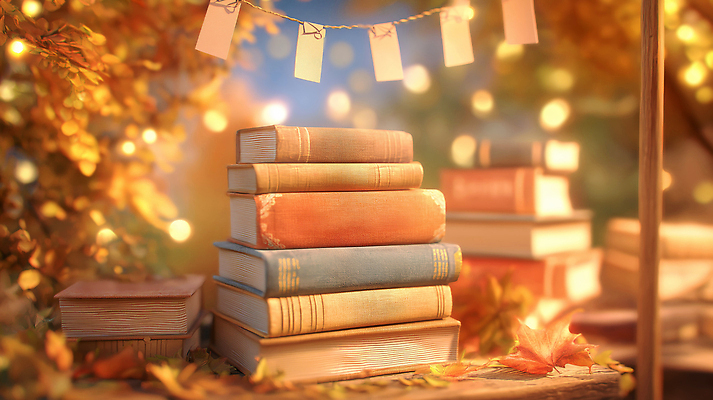 JPG 편집이미지 낙엽 자연 조명 따뜻함 풍경 책 독서 갈색 정원 가을 분위기 저녁 편안함 문학 편집실사 AI포토 AI콘텐츠 계절 컬러 컨셉 잎 감각 야간 CG 생태계 파일형식