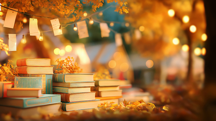 JPG 편집이미지 단풍 야경 자연 탁자 휴식 조명 책 독서 정원 가을 분위기 편안함 문학 편집실사 AI포토 AI콘텐츠 계절 가구 컨셉 잎 감각 야간 CG 생태계 파일형식 풍경_경치