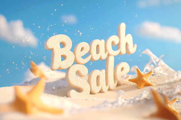 JPG 편집이미지 별 모래 이벤트 해변 장식 여름 쇼핑 햇빛 3D 세일 분위기 고객 즐거움 프로모션 편집3D AI컴퓨터그래픽 AI콘텐츠 자연요소 계절 감정 바다 컨셉 태양 디지털합성 파일형식