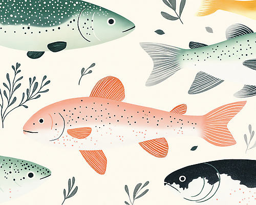 JPG 모양 식물 디자인 예술 바다 컬러 패턴 일러스트 자연 어류 어업 환경 수중동물 수조 생태계 조화 뷰티풀 국내일러스트 AI일러스트 AI콘텐츠 동물 산업 무늬 파일형식