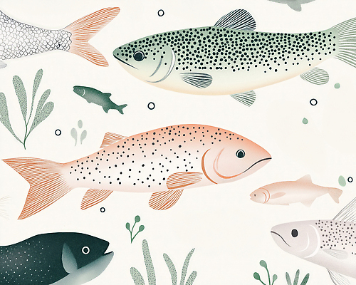 JPG 디자인 예술 바다 컬러 일러스트 자연 어류 풍경 수중 수영 수중동물 거품 다양 해조류 수조 해산물 생태계 수족관 국내일러스트 AI일러스트 AI콘텐츠 동물 다수 수상스포츠 해양식물 파일형식