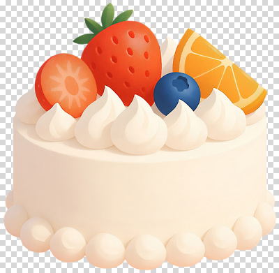 편집이미지 과일 디저트 요리 이벤트 장식 케이크 축하 신선 생일파티 생일 크림 제빵 PNG 맛있는 기념일 음식 컨셉 제과제빵 파일형식