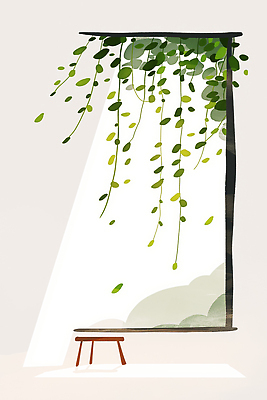 JPG 식물 디자인 여유 의자 일러스트 자연 생명 가지 실내 따뜻함 초록색 인테리어 햇빛 고요 공간 분위기 편안함 창가 국내일러스트 AI일러스트 AI콘텐츠 감정 컬러 가구 컨셉 채소 창문 내부 태양 감각 생태계 파일형식