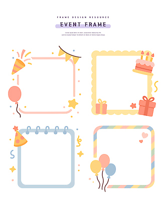 디자인 기념일 컬러 일러스트 졸업 프레임 선물 이벤트 그래픽 장식 친구 파티 케이크 축제 축하 생일 생일카드 국내일러스트 AI파일 교육 컨셉 관계 디저트 카드_감사 파일형식 벡터