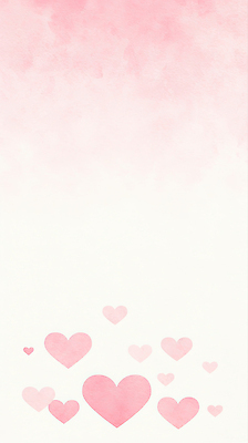 JPG 모양 디자인 감정 분홍색 컬러 백그라운드 일러스트 따뜻함 사랑 하트 편안함 크기 배열 그림 질감 심플 부드러움 감성 소프트 국내일러스트 AI일러스트 AI콘텐츠 컨셉 감각 파일형식