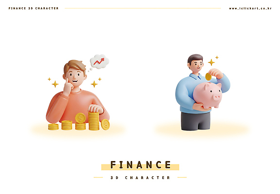 PSD 편집이미지 남자 돈 아이디어 3D캐릭터 금융 경제 3D 동전 저축 저금통 고민 투자 자산관리 소득 재정 편집3D 캐릭터 감정 컨셉 비즈니스 사람 재산 디지털합성 파일형식