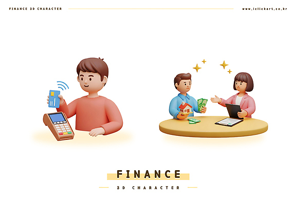 PSD 편집이미지 돈 주택 3D캐릭터 금융 3D 거래 신용카드 계획 고객 상담 투자 수입 재정 편집3D 예산군 캐릭터 컨셉 비즈니스 건물 경제 재산 충청남도 디지털합성 파일형식