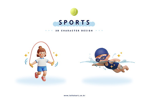 PSD 편집이미지 캐릭터 디자인 어린이 스포츠 모션 물놀이 놀이 수영장 건강 운동 3D 수영 자유 즐거움 줄넘기 편집3D 감정 컨셉 사람 수상스포츠 디지털합성 파일형식