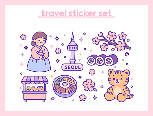 동물 캐릭터 전통 디자인 문화 음식 여행 스티커 일러스트 서울 그래픽 귀여움 벚꽃 호랑이 시장 한복 즐거움 그림 감성 국내일러스트 일러캐릭터 AI파일 한국전통 꽃 감정 컨셉 포유류 한국 전통의상 파일형식 벡터