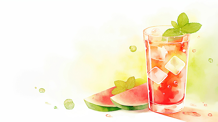 JPG 음료 컬러 조각 과일 일러스트 자연 탁자 디저트 수박 취미 여름 파티 얼음 주스 신선 맛 더위 민트 상큼 국내일러스트 AI일러스트 AI콘텐츠 자연요소 계절 음식 가구 컨셉 날씨 이벤트 허브 생태계 파일형식