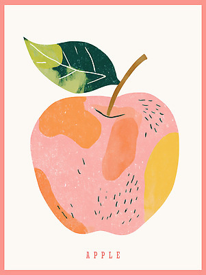 PSD 식물 무료이미지 디자인 예술 컬러 백그라운드 과일 일러스트 자연 미술 표현 원형 감각 사과 모던 그림 소재 뷰티풀 색채 국내일러스트 도형 문화예술 생태계 파일형식