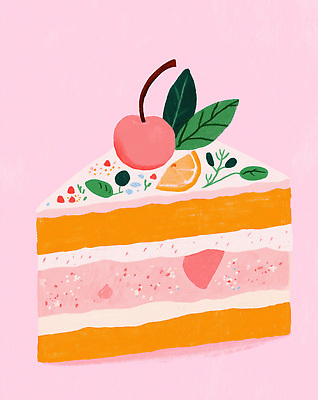 PSD 디자인 분홍색 컬러 백그라운드 과일 일러스트 자연 디저트 요리 장식 파티 케이크 식사 체리 달콤 프레젠테이션 슬라이스 부드러움 아기자기 국내일러스트 음식 컨셉 이벤트 감각 맛 생태계 파일형식