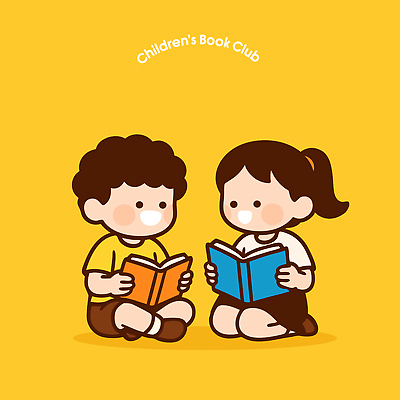 교육 어린이 일러스트 캘리그라피 모션 놀이 이야기 책 친구 독서 집중 즐거움 교감 노란배경 상상력 국내일러스트 AI파일 감정 백그라운드 컨셉 관계 사람 노란색 파일형식 벡터