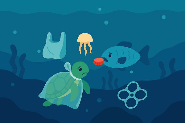 바다 일러스트 어류 자연보호 환경 수중동물 거북이 플라스틱 해파리 해양오염 해양쓰레기 국내일러스트 AI파일 동물 파충류 자연 재질 환경오염 자포동물 보호 쓰레기 파일형식 벡터