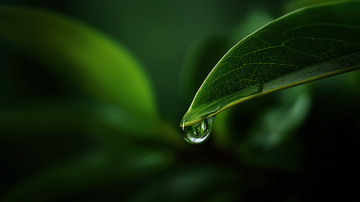 JPG 식물 편집이미지 잎 자연 생명 나뭇잎 초록색 여름 빛 평화 환경 촉촉함 물방울 수분 광합성 편집실사 AI포토 AI콘텐츠 계절 컬러 컨셉 젖음 CG 생태계 파일형식