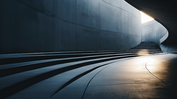 JPG 편집이미지 디자인 현대건축 곡선 내부 빛 계단 공간 구조물 편안함 발굴 모던 질감 환기 편집실사 AI포토 AI콘텐츠 건축 선 감각 CG 파일형식