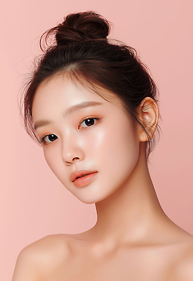 JPG 편집이미지 헤어스타일 여자 분홍색 포즈 표정 미소 사람 빛 화장 뷰티 매력적 피부 뷰티풀 의료성형뷰티 편집실사 AI포토 AI인물포토 AI콘텐츠 컬러 컨셉 신체부위 CG 파일형식