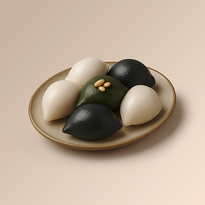 PSD 편집이미지 한식 컬러 디저트 떡 누끼 3D 추석 맛 제사 송편 명절음식 다과 제철음식 편집3D 명절 음식 컨셉 디지털합성 전통의례 제철 파일형식