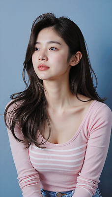 JPG 편집이미지 여자 갈색머리 표정 미소 촬영 고요 분위기 화사함 뷰티풀 의료성형뷰티 편집실사 AI포토 AI인물포토 AI콘텐츠 헤어스타일 컨셉 사람 CG 파일형식