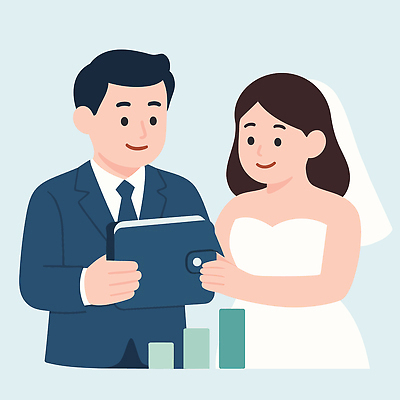 부부 기념일 행복 신부 신랑 결혼 일러스트 신혼부부 결혼식 사랑 정장 촬영 축하 소중 기념사진 순간 국내일러스트 AI파일 커플 옷 감정 컨셉 이벤트 신혼 파일형식 벡터
