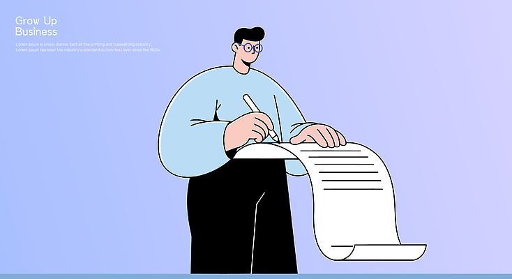 손 디자인 남자 백그라운드 일러스트 비즈니스 업무 작업 집중 문서 장면 계약서 서명 진행 연락처 스타일 디테일 국내일러스트 AI파일 컨셉 사람 신체부위 파일형식 벡터