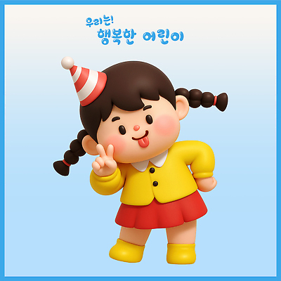 PSD 편집이미지 캐릭터 모자 행복 어린이 컬러 포즈 놀이 미소 친구 파티 귀여움 기쁨 생일 이미지편집 편집3D 잡화 기념일 감정 컨셉 관계 표정 사람 이벤트 3D 파일형식