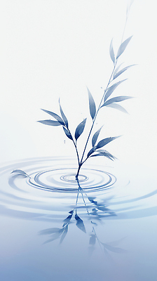 JPG 식물 디자인 잎 일러스트 자연 생명 물 반사 평화 수면 유연 청록색 감성 조화 뷰티풀 수반 싱그러움 차분 국내일러스트 AI일러스트 AI콘텐츠 자연요소 컬러 컨셉 생태계 파일형식