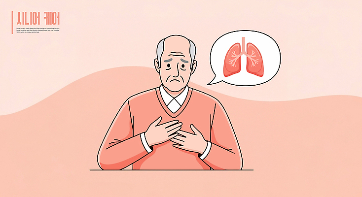 손 노년 남자 감정 일러스트 표정 건강 이야기 사람 심장 마음 호흡기관 흉부 고민 걱정 상담 의사소통 증상 국내일러스트 AI파일 성인 신체부위 장기_의학 파일형식 벡터