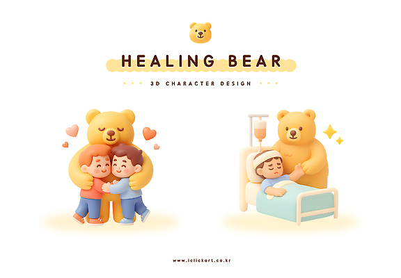 PSD 편집이미지 행복 감정 어린이 포옹 따뜻함 병원 사랑 미소 치료 3D 귀여움 이미지편집 편집3D 컨셉 의학 안기 표정 사람 디지털합성 파일형식