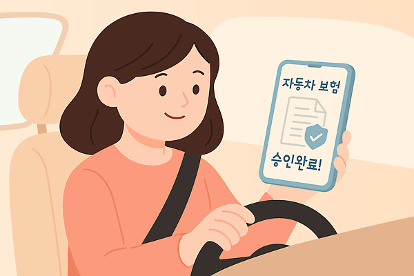 여자 일러스트 비즈니스 자동차 조명 실내 안전 스마트폰 스크린 운전 흰색 사무 집중 체크표시 확인 문서 보험 순서 승인 국내일러스트 AI파일 육상교통 컬러 컨셉 모션 사람 내부 핸드폰 스마트기기 업무 파일형식 벡터