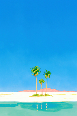 JPG 나무 바다 섬 일러스트 자연 하늘 열대 풍경 해변 일상 여름 야자수 태양 반사 평화 고요 뜨거움 산호 청록색 뷰티풀 수평선 국내일러스트 AI일러스트 AI콘텐츠 자연요소 식물 계절 컬러 컨셉 라이프 자포동물 생태계 파일형식