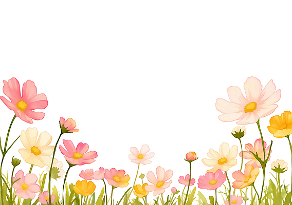 JPG 식물 꽃 컬러 꽃밭 일러스트 자연 생명 풍경 초원 야외 햇빛 봄 원예 화사함 조화 만개 뷰티풀 목가 경관 국내일러스트 AI일러스트 AI콘텐츠 계절 컨셉 취미 태양 생태계 파일형식