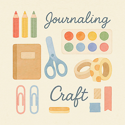 PSD 학생 디자인 예술 컬러 스티커 일러스트 재료 색연필 가위 학습 물감 미술도구 도구 기록 일기 공예 정리 창의성 창작 국내일러스트 교육 문구용품 학용품 취미 오브젝트 파일형식