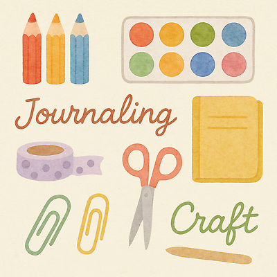 PSD 예술 컬러 일러스트 재료 색연필 수채화 가위 미술 취미 학습 메모지 공예 클립 만들기 테이프 정리 DIY 편리함 작업대 창의력 국내일러스트 교육 컨셉 모션 문화예술 문구용품 학용품 사무용품 파일형식