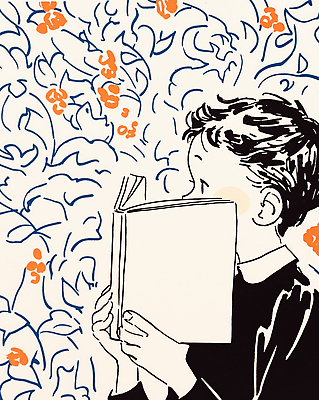 JPG 손 디자인 감정 문화 어린이 백그라운드 꽃무늬 일러스트 모션 자연 소년 취미 책 독서 평화 흰색 상상력 생동감 창의성 국내일러스트 AI일러스트 AI콘텐츠 남자 꽃 컬러 컨셉 무늬 사람 신체부위 생태계 파일형식