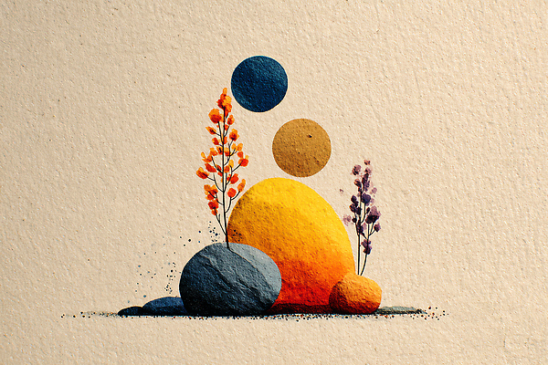 JPG 모양 식물 디자인 예술 컬러 일러스트 자연 생명 추상 그래픽 장식 흙 표현 원형 배열 순환 조화 대칭 색감 창의성 국내일러스트 AI일러스트 AI콘텐츠 도형 무늬 모션 생태계 파일형식